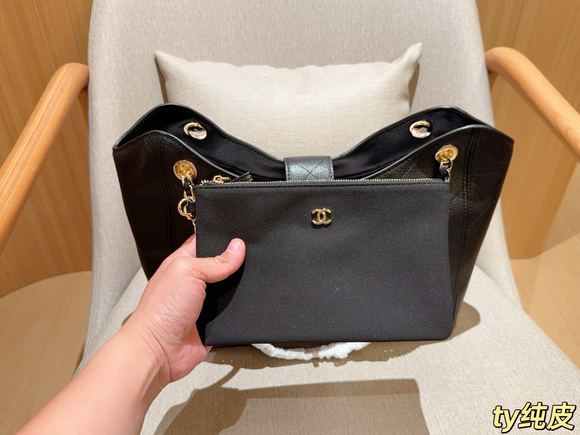 Chanel 26P Vintage Hobo Tote Bag i - 图片 9