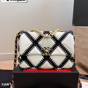 Chanel 19 Embroidered Flap Bag