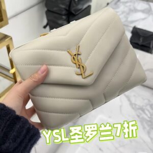 YSL Black Gold LouLou Chain Bag